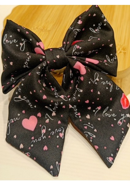 Lüks Gösterişli Figürlü Fiyonk Klips Toka