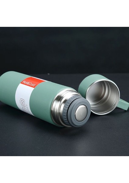 Paslanmaz Çelik Bardaklı Termos Seti 500 ml fırsatları