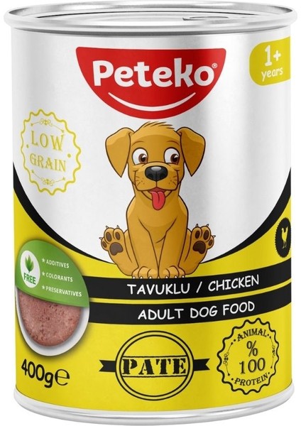Chunk In Jelly Tavuklu Yetişkin Köpek Maması Konserve 400GR – Lezzetli ve Besleyici Islak Mama (1Adet)