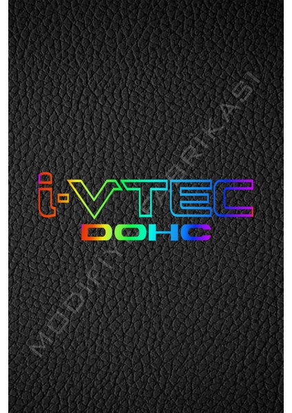 Honda Civic Sticker - I Vtec Sticker Honda - 28 x 8 cm - Hologram - fiyatları