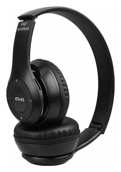 P47 Bluetooth 5. 0 Katlanabilir Kulaklık – Fm Radyo, Microsd, Kablolu/ kablosuz Moda | Yüksek Bass – Android Uyumlu – Uygun Fiyatlı