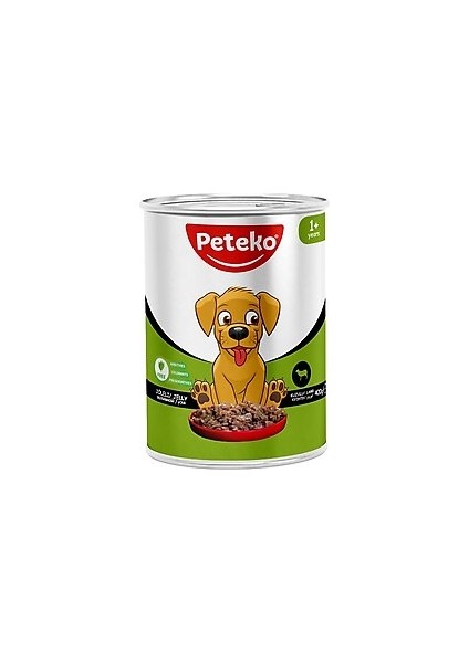 Chunck In Jelly Tavuklu Yavru Köpek Maması Konserve 400 gr (1Adet)