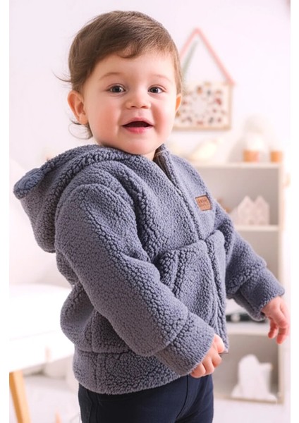 Welsoft Penye Astarlı Kapüşonlu Erkek Bebek Mont fırsatları