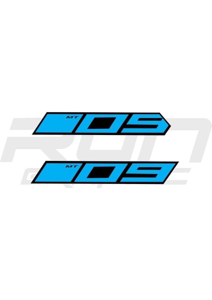 mt 09 2014-2017 Mavi Ram Air Sticker