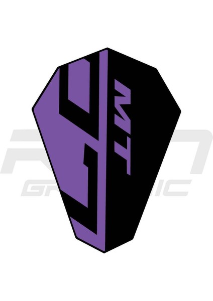 mt 07 2018-2019 Mor Metal Cam Sticker