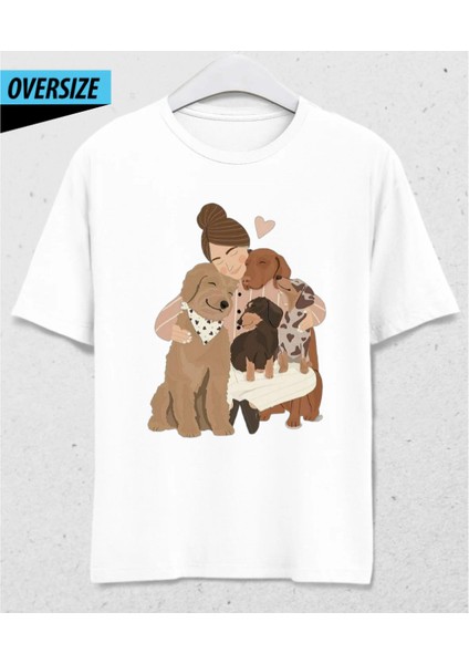 Hayatınıza Iz Bırakanlar! Oversize T-Shirt Beyaz