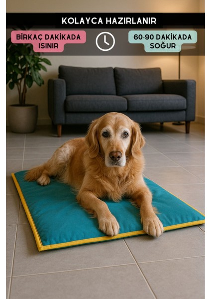 Serin (80X60CM) - 4 Mevsim Kedi/ Köpek Matı, Sıcak Veya Soğuk Kullanılabilen Minder Yatak fırsatları