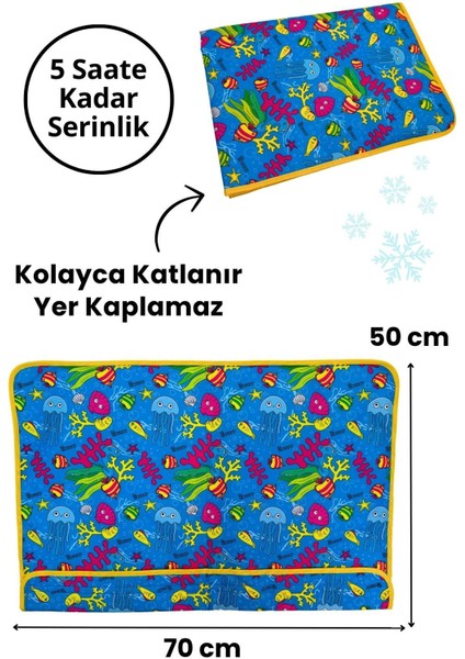 Orta-Büyük Irk Köpek Serinletici Minder 70X50 | 2 Termo Jel ile Soğutucu Köpek Mat Yatak indirimleri