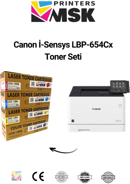 Canon I-Sensys LBP-654CX Toner Seti