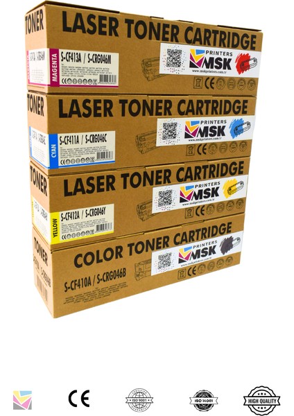 Canon I-Sensys LBP-654CX Toner Seti