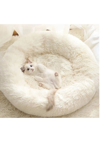 Peluş Yumuşak Kedi Yatağı - Köpek Yatağı Minder Tüysüz