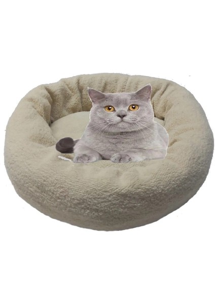 Peluş Yumuşak Kedi Yatağı - Köpek Yatağı Minder Tüysüz