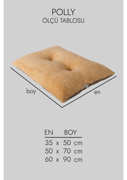 Polly, Çift Taraflı Kullanılabilen, Çok Amaçlı, Yıkanabilir Kedi ve Köpek Yatağı ve Yer Minderi fırsatları