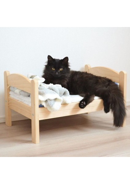 Ahsap Kedi Yatak