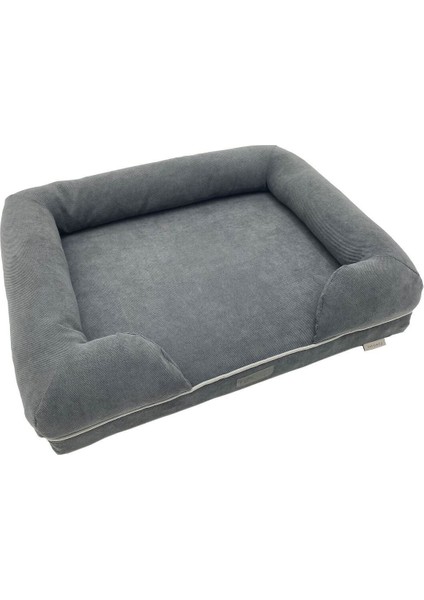Bolster Üst Kalite Köpek Yatağı Xl 10CM Süngerli Kılıflı Sıvı Geçirmez Alezli 2 Fermuarlı fırsatları