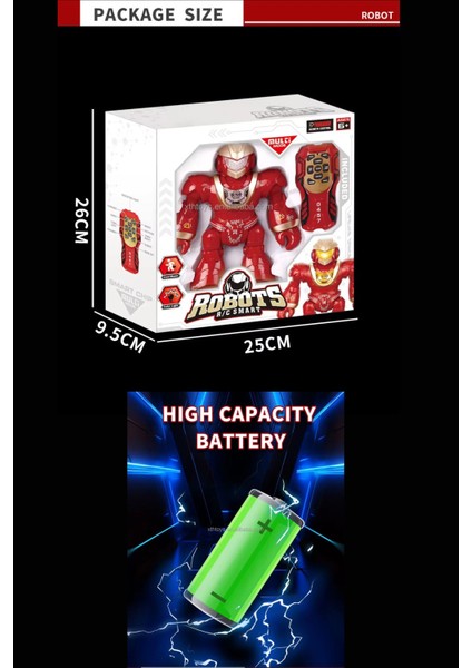 Uzaktan Kumandalı Full Fonksiyon Işıklı ve Sesli Dansçı Interaktif Pilli Robot 25 cm +3 Yaş