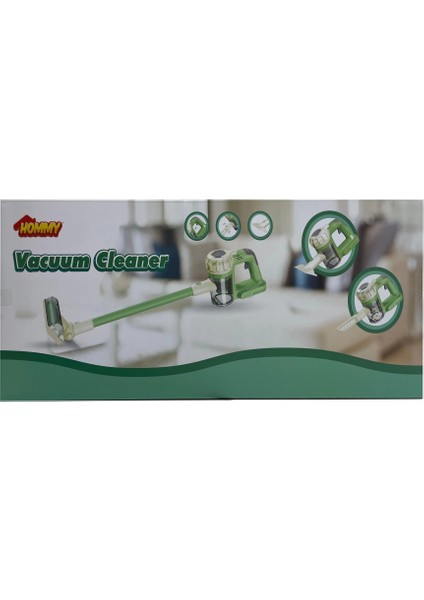 Hommy Dikey Oyuncak Süpürge - Gerçek Fonksiyonlu ve Sesli 3+ Yaş