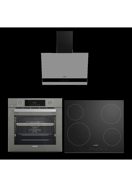 Yeni Elegant Buhar Destekli Ankastre Set