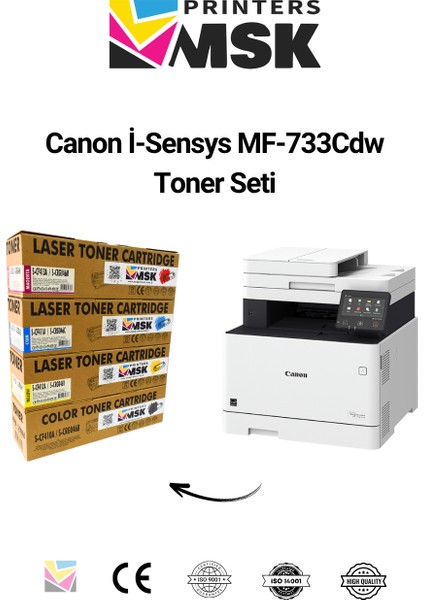Canon I-Sensys MF-733CDW Toner Seti