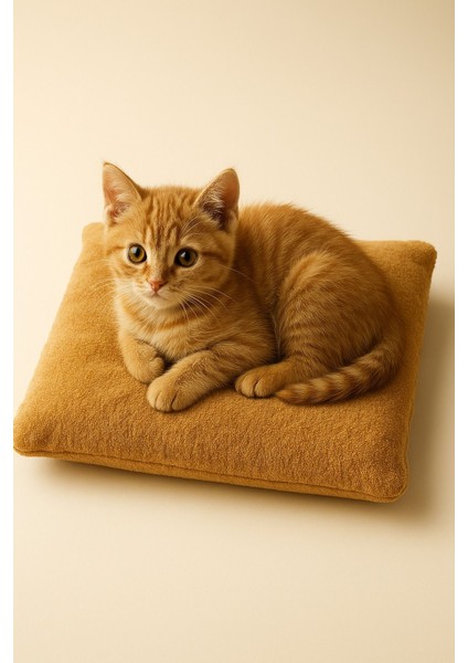 Peluş Kedi Köpek Yer Minderi (35X35) fiyatları