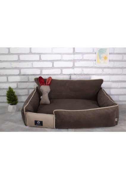Premium Lux Seri Iç Mekan Fermuarlı Yıkanabilir Kedi ve Köpek Yatağı (45*55CM) Small fırsatları