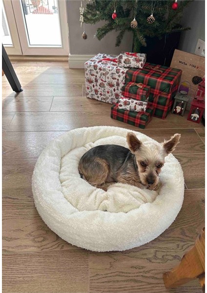 Large Yumuşak Peluş Kedi Yatağı - Köpek Yatağı Minder
