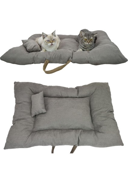 Lux Minder Kedi ve Köpek Yatağı Yastık Hediyeli Karışık Renk