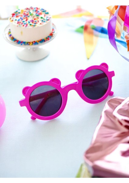 Erkek-Kız Çocuk Güneş Gözlüğü Uv 400 Korumalı Ayıcık Model Güneş Gözlüğü Polarize (1-13 Yaş)