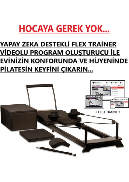 Ev Tipi Pilates Reformer Aleti ve Yapay Zeka Trainer Egzersiz Program Oluşturucu