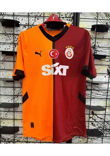 Galatasaray Victor Osimhen 45 Numara Iç Saha Sarı-Kırmızı Yetişkin Forma 24/25 Sezon