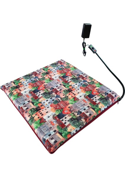Isıtmalı Kedi Minderi Kedi Köpek Minderi Isıtıcılı Kedi Minderi Isıtıcı Pad 12VOLT 45X45CMX5CM