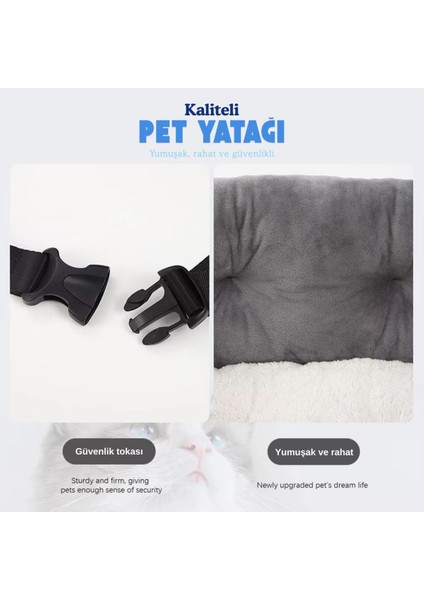 Kedi ve Küçük Köpekler Için Araba Koltuğu Yatağı