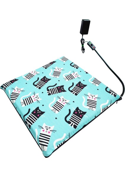 Isıtmalı Kedi Minderi Kedi Köpek Minderi Isıtıcılı Kedi Minderi Isıtıcı Pad 12VOLT 45X45CMX5CM