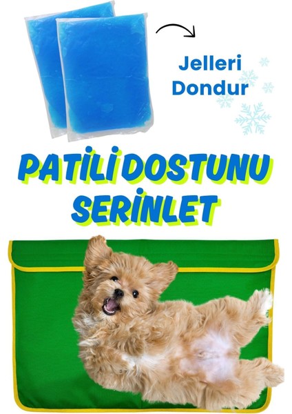 Köpek/kedi Serinletici Minder 60X40 | 2 Termo Jel ile Soğutucu Köpek/kedi Mat Yatak