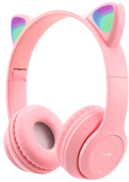 P47M Bluetooth 5. 0 Katlanabilir Kafaüstü Kulaklık – LED Işıklı, Tf Kart & Aux, Hd Mikrofon – Android & Apple iPhone Uyumlu