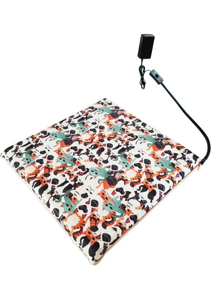 Isıtmalı Kedi Minderi Kedi Köpek Minderi Isıtıcılı Kedi Minderi Isıtıcı Pad 12VOLT 45X45CMX5CM