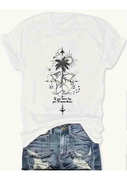 Wıld Heart Baskılı Özel Tasarım Oversize Tshirt
