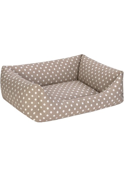 Uniform Bej Puantiyeli Kedi ve Köpek Yatağı S 50X60CM Drstr fiyatları