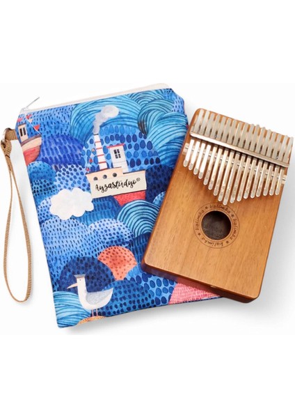 Okyanusta Gemiler Desenli Portföy Clutch Çantası - Kozmetik Çanta - Çok Amaçlı çanta (23X16 Cm) indirimleri