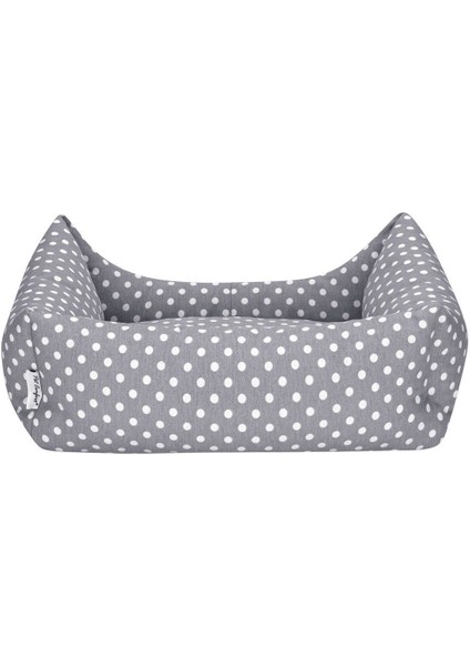 Uniform Gri Puantiyeli Kedi ve Köpek Yatağı S 50X60CM Drstr modelleri