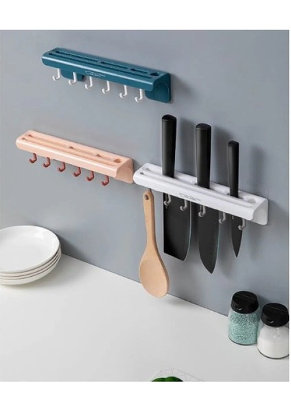 Beyaz Çok Amaçlı Mutfak El Aletleri Organizer, 100% Organik Malzeme, 1 Yıl Garanti