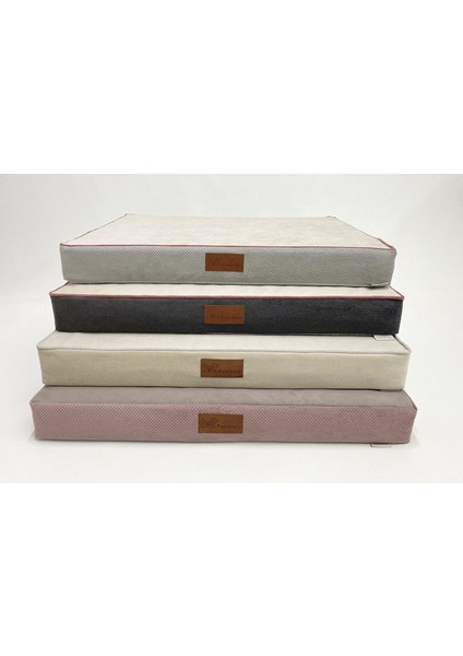 Matfoam Üst Kalite 6,5VE10CM Sünger ,sıvı Geçirmez Alezli, Yıkanabilir Kılıflı Fermuarlı Pet Yatağı