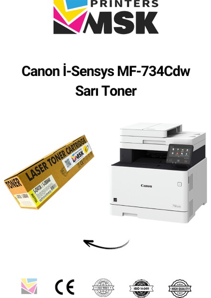 Canon I-Sensys MF-734CDW Uyumlu Toner fiyatları