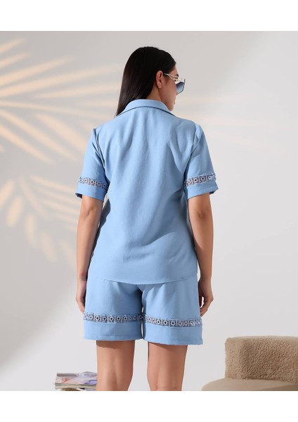 Nakış Detaylı Şortlu Takım fırsatları
