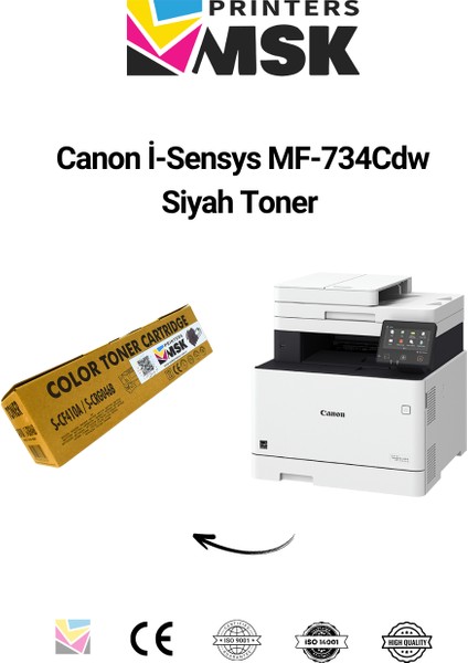Canon I-Sensys MF-734CDW Uyumlu Toner