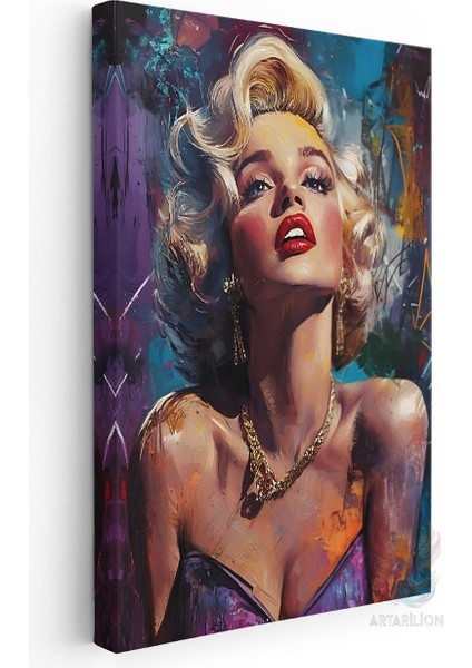 Marilyn Monroe Özel Tasarım Kanvas Tablo Modern Renkli Salon Dekoru fırsatları