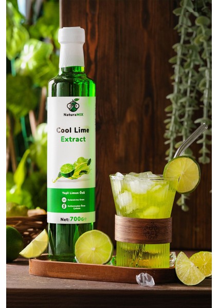 Cool Lime Özü 500 ml 2 Li Misket Limon ve Nane Ferahlığı 700 gr