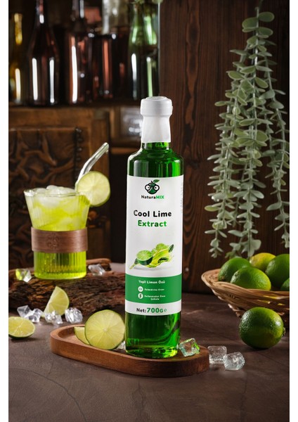 Cool Lime Özü 500 ml 2 Li Misket Limon ve Nane Ferahlığı 700 gr