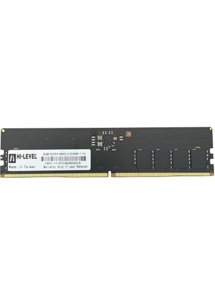 8gb Ddr5 Hı-Level 4800MHZ CL40 HLV-PC38400D5-8G