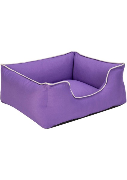 Alpha Kedi ve Köpek Yatağı Mor W Beyaz Biye S 60X50CM Gnzrz fiyatları